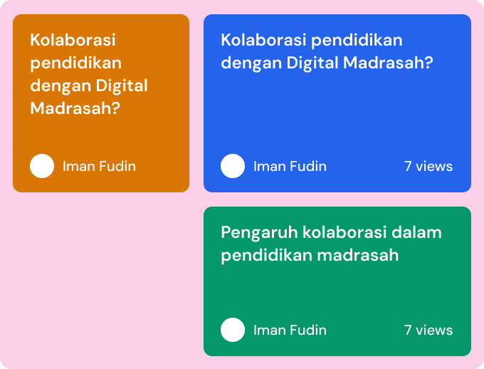 Digital Madrasah Content